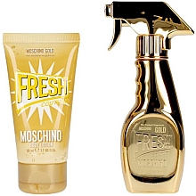 Moschino Gold Fresh Couture - Набор (edp/30ml + b/lot/50ml) — фото N2