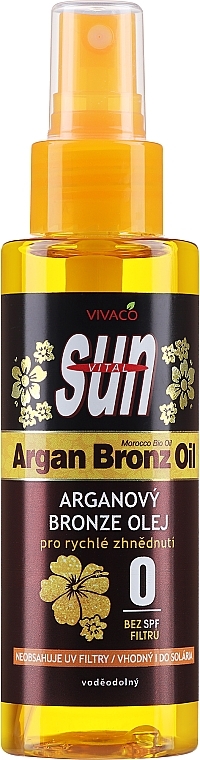 Олія для засмаги - Vivaco Sun Argan Bronz Oil — фото N1