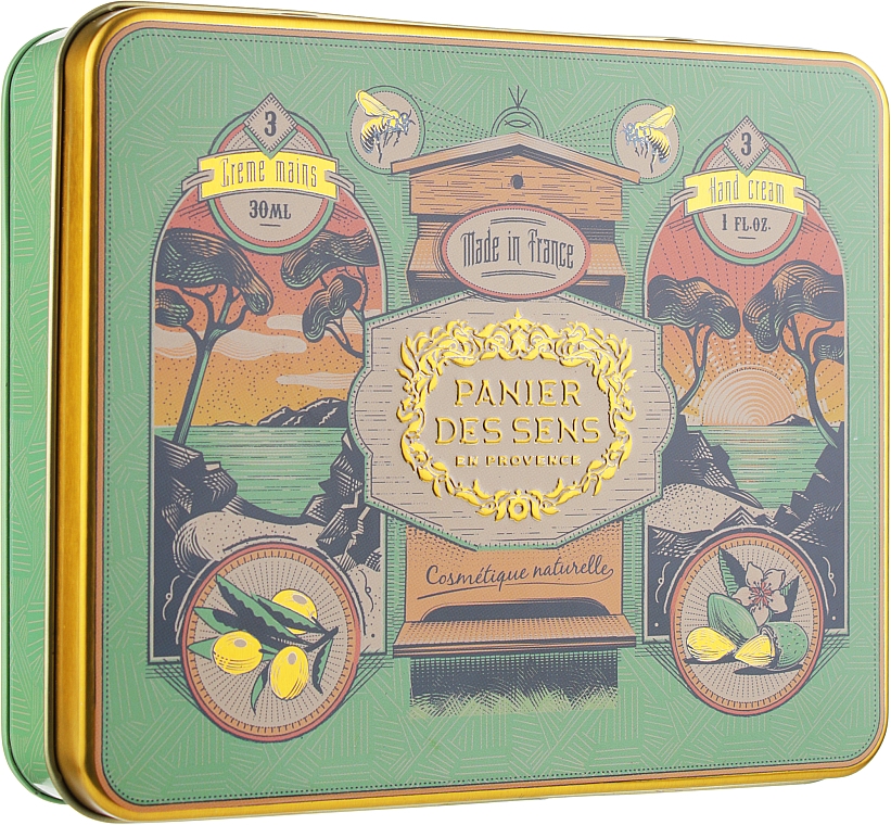 Подарунковий набір "Таймлес" - Panier Des Sens The Timeless Hand Care Gift Set (h/cream/3x30ml) — фото N1