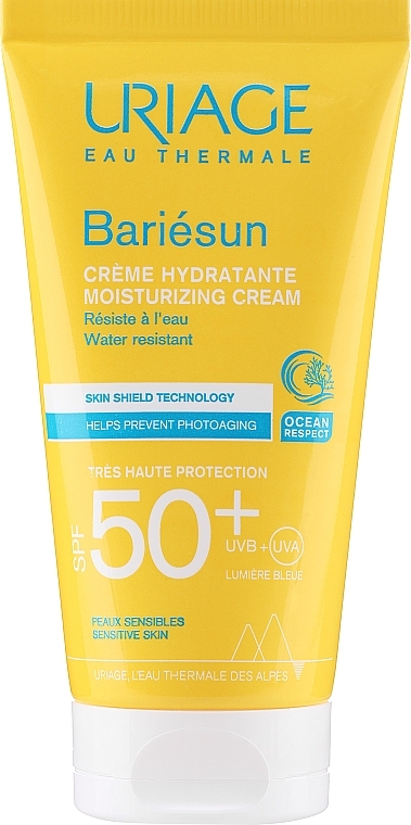 Солнцезащитный увлажняющий крем для тела - Uriage Bariesun Moisturuzing Cream SPF50+ — фото N2