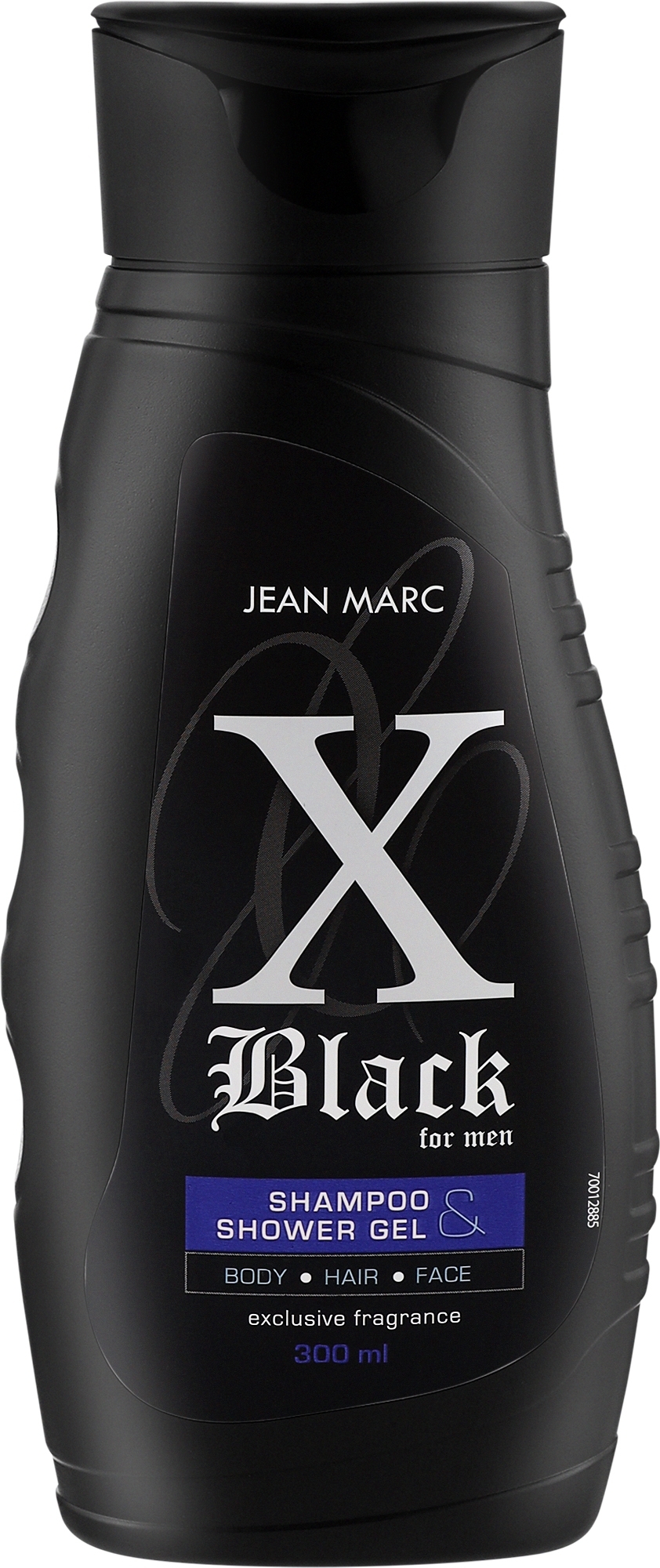 Парфюмированный гель для тела и волос - Jean Marc X-Black — фото 300ml