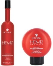 Духи, Парфюмерия, косметика Мини-набор - Alterna Hemp Organics Straight (shm/7ml + cond/7ml)