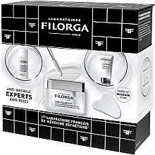 Набор - Filorga Anti-Wrinkle Experts (f/cr15ml + f/cr/50ml + f/lot/50ml + f/guasha/1pcs) — фото N3