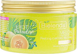 Сахарный скраб для тела увлажняющий "Дыня" - Bielenda Exotic Paradise Moisturising Body Scrub Melon — фото N2