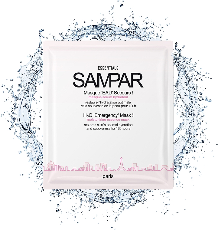 Маска увлажняющая для лица - Sampar H2O 'Emergency' Mask — фото N5