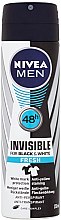 Дезодорант-антиперспірант-спрей - NIVEA MEN Invisible for Black & White Power Deodorant Spray — фото N1