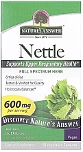 Парфумерія, косметика Пищевая добавка "Экстракт крапивы", 600 мг, 90 капсул - Nature's Answer Nettle 