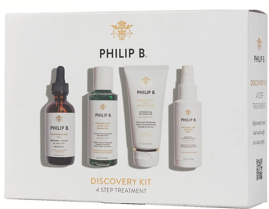 Набір, 4 продукти - Philip B 4 Step Treatment Discovery Kit — фото N1