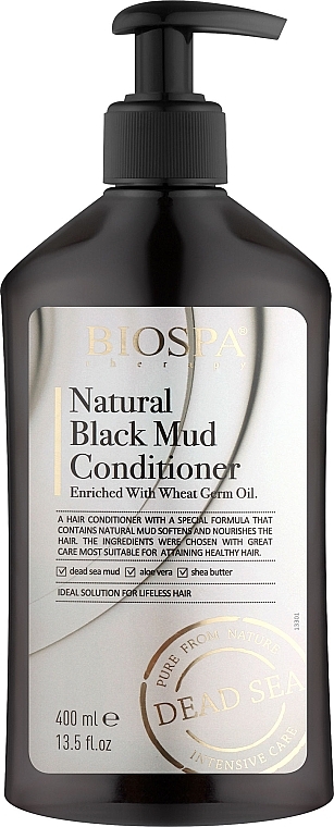 Кондиционер для волос с черной грязью - Sea Of Spa Bio Spa Natural Black Mud Conditioner — фото N1