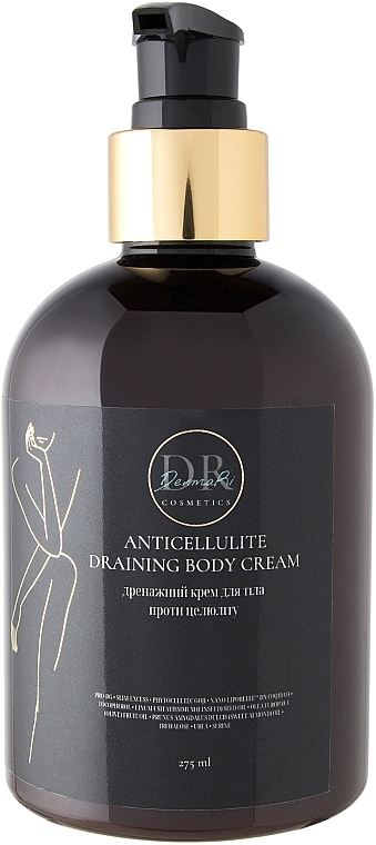 Дренажний крем для тіла проти целюліту - DR DermaRi Anticellulite Draining Body Cream — фото N1