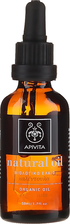 Натуральное масло календулы - Apivita Aromatherapy Organic Calendula Oil — фото N2