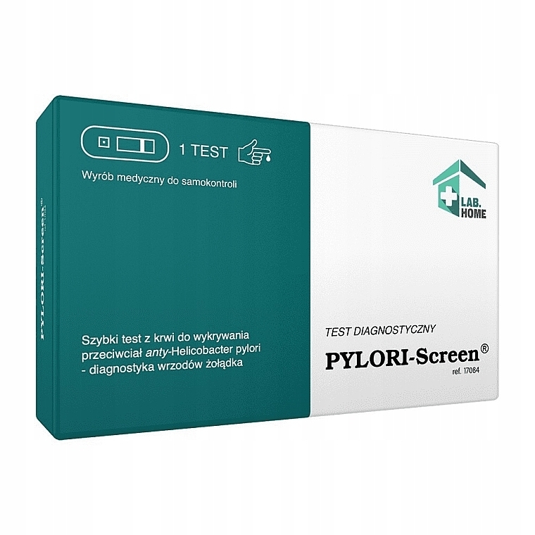 Діагностичний тест для виявлення антитіл Helicobacter pylori - Lab.Home Pylori-Screen — фото N1