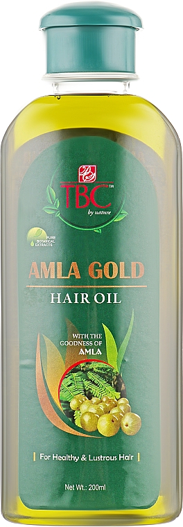 Зміцнювальна поживна олія для волосся - TBC Amla Gold Hair Oil — фото N1