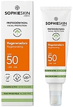 Регенерувальний сонцезахисний крем для обличчя - Sophieskin Regenerating Facial Protection SPF50 — фото N1