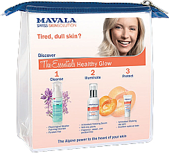 Набір - Mavala The Essentials Healthy Glow (foam/50ml + ser/30ml + cr/5ml + bag/1pc) — фото N5