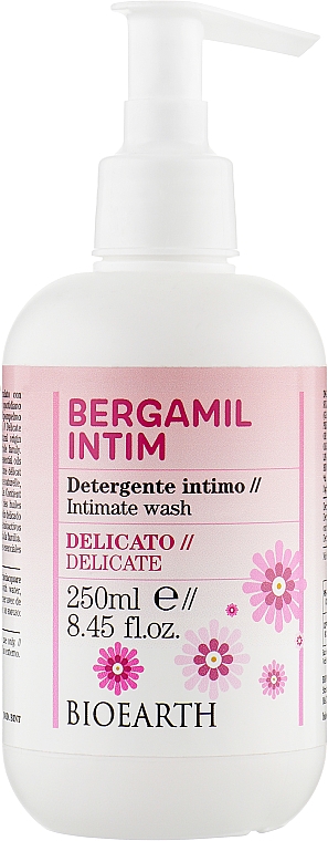 Жидкое мыло для интимной гигиены - Bioearth Bergamil Intimate Wash
