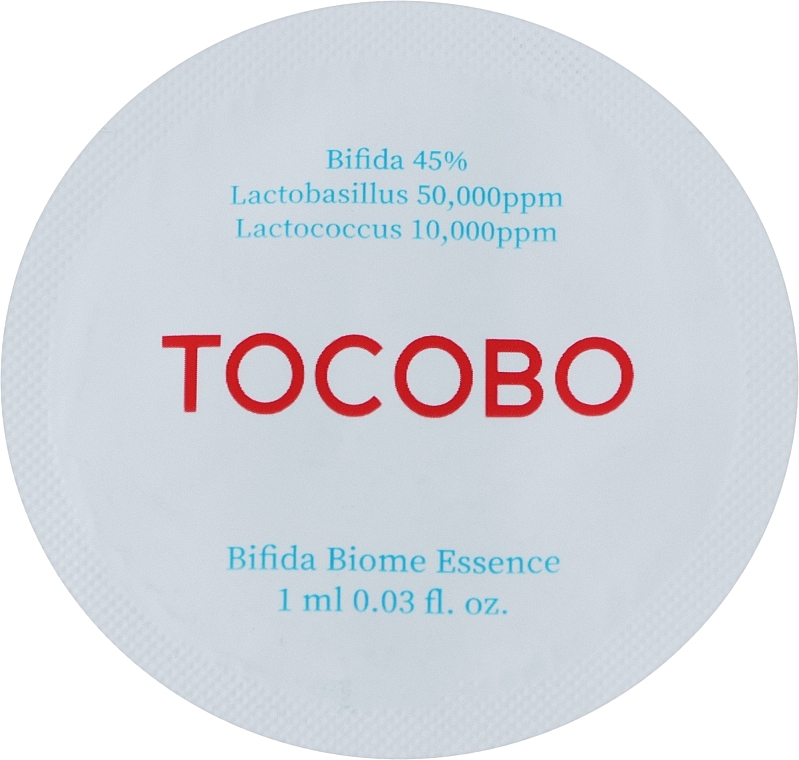 Многофункциональная эссенция с бифидобактериями - Tocobo Bifida Biome Essence (пробник) — фото N1