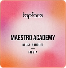 Палетка рум'ян - Topface Maestro Academy Blush Bouquet — фото N2