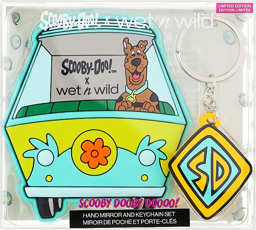 Набір - Wet N Wild x Scooby Doo Scooby Dooby Doooo! Hand Mirror and Keychain Set (mirror/1pcs + keych/1pcs) — фото N1