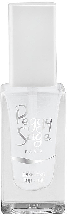 Основа + топ 2в1 для ногтей - Peggy Sage Base Coat Top Coat — фото N1