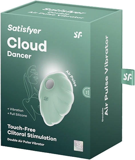 Вакуумний стимулятор - Satisfyer Cloud Dancer Mint — фото N2