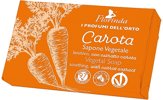 Мыло натуральное "Морковь" - Florinda Carota — фото N1