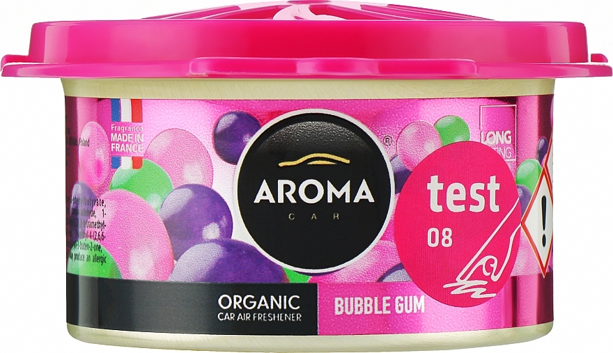 Автомобильный ароматизатор - Aroma Car Organic Bubble Gum — фото N1