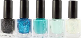 Духи, Парфюмерия, косметика Набор - Makeup Revolution Mermaid Amazing Nail Collection (nail/5x12ml)