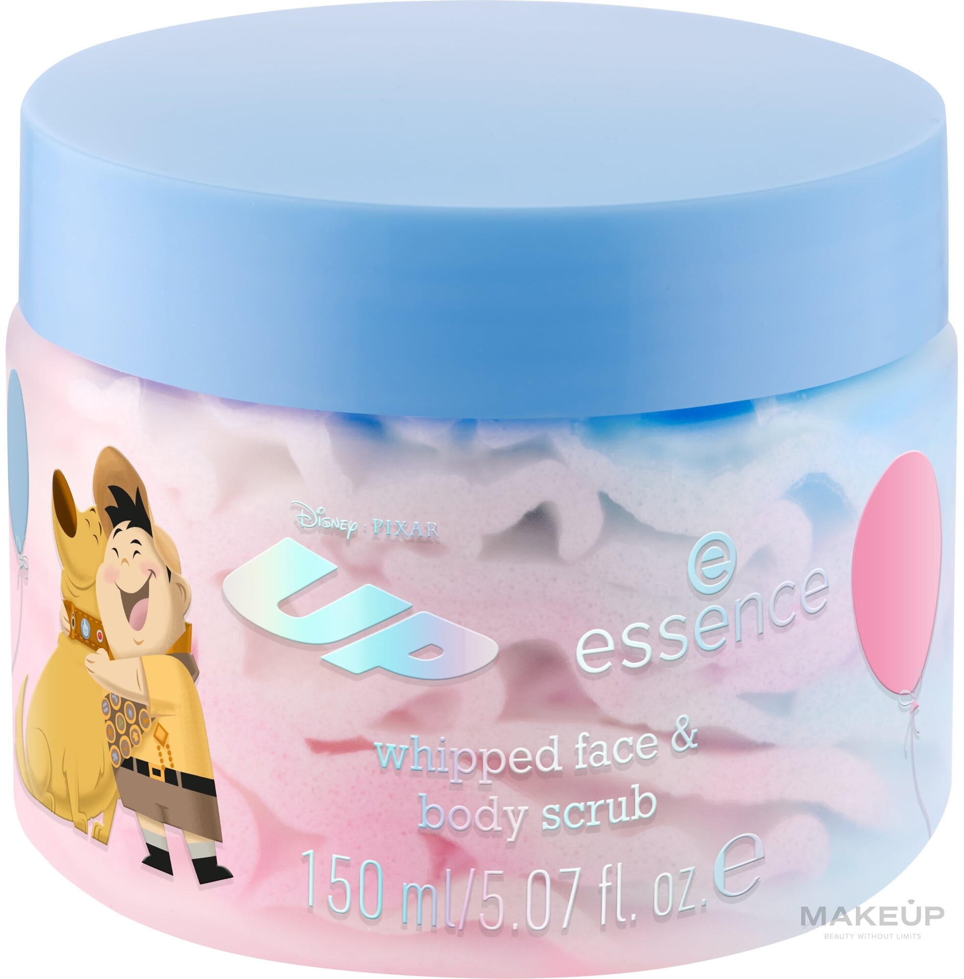 Скраб для обличчя й тіла - Essence Disney Pixar Up Whipped Face & Body Scrub — фото 150ml