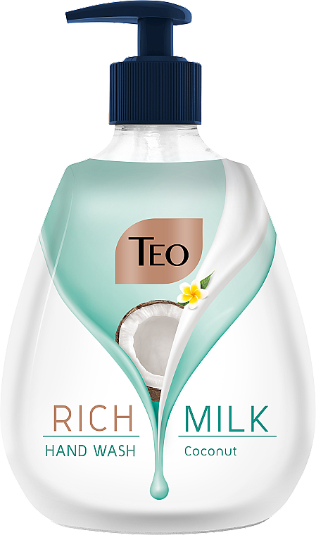 Рідке гліцеринове мило - Teo Rich Milk Coconut Hand Wash — фото N1