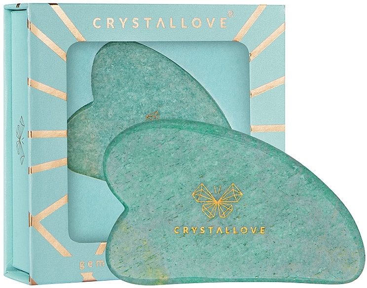 Массажер для лица - Crystallove Amazonite Gua Sha Facial Massage Plate — фото N1