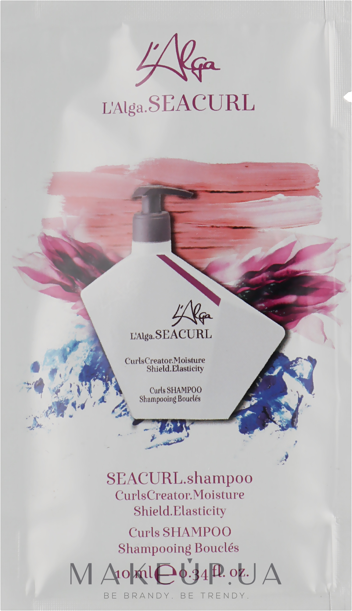 Шампунь для в'юнкого волосся - L’Alga Seacurl Shampoo (пробник) — фото 10ml