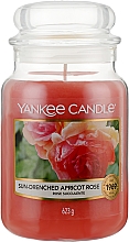 Ароматическая свеча в банке - Yankee Candle Sun-Drenched Apricot Rose — фото N3