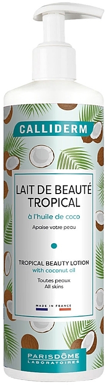 Лосьйон для тіла з кокосовим маслом - Calliderm Tropical Beauty Lotion With Cococnut Oil — фото N1