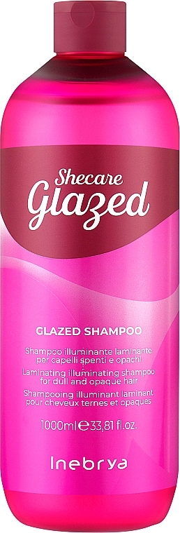 Шампунь для блиску волосся з ефектом глазурування - Inebrya Shecare Glazed Shampoo — фото N2