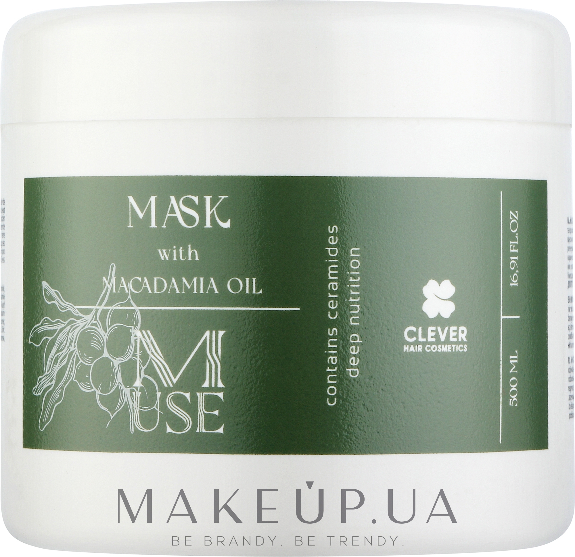 Маска для волосся з олією макадамії - Clever Hair Cosmetics M-USE Mask With Macadamia Oil — фото 500ml