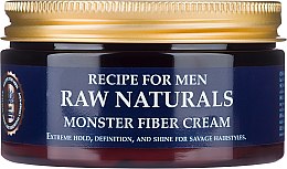 Крем для волосся - Recipe For Men RAW Naturals Monster Fiber Cream — фото N1