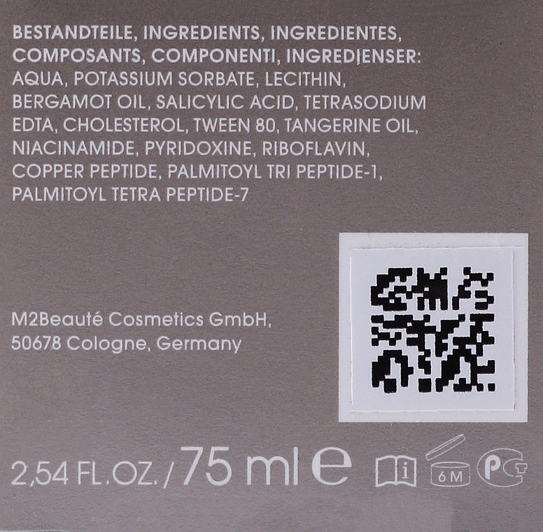 Спрей для обличчя з вітаміном В - M2Beaute Ultra Pure Solutions Cu-Peptide & Vitamin B Facial Nano Spray — фото N3