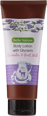 Бальзам для тіла - Belle Nature Body Lotion With Glycerin Lavender & Goat Milk — фото N1