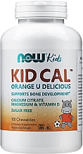 Витаминно-минеральный комплекс "KID-Cal Mag VitD", 100 табл - Now Foods — фото N1