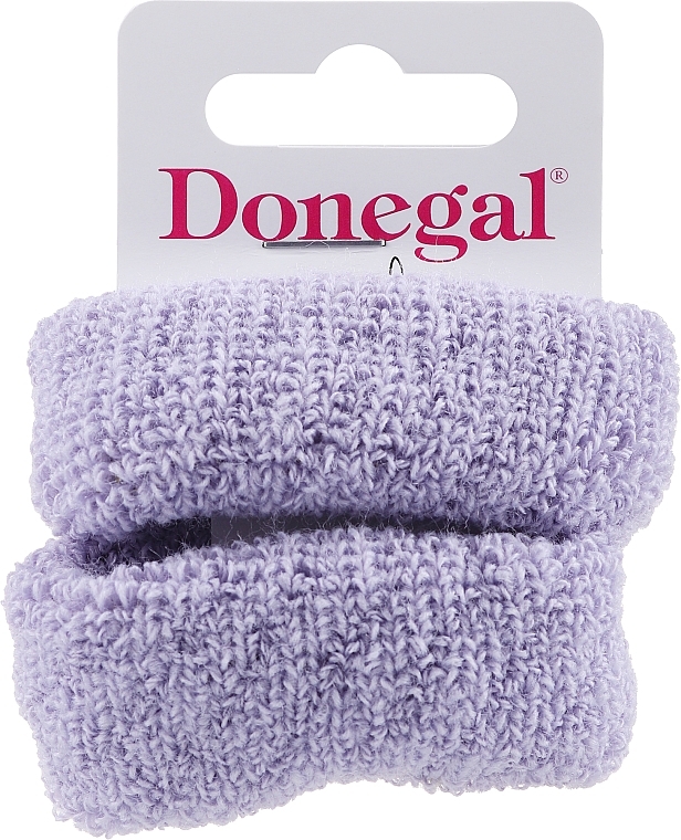 Резинки для волос, FA-5643, 2 шт, сиреневые - Donegal — фото N1
