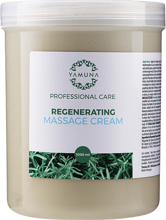 Восстанавливающий массажный крем - Yamuna Regenerating Massage Cream — фото N1