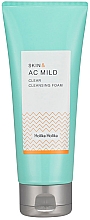 Очищающая пенка для умывания проблемного типа лица - Holika Holika Skin and AC Mild Clear Cleansing Foam — фото N1