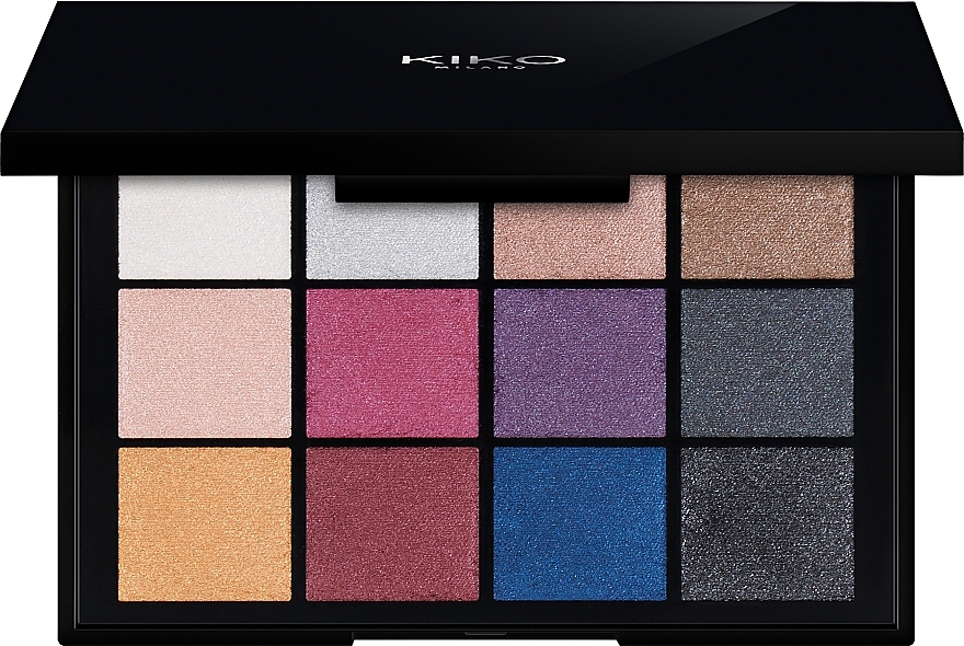 УЦЕНКА Палитра теней для век - Kiko Milano Cult Colours Eyeshadow Palette * — фото N1