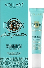 Розгладжувальний крем для шкіри навколо очей - Vollare Cosmetics Detox Anti-Pollution Moisturizing & Smoothing Eye Cream — фото N2