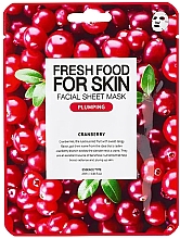 Парфумерія, косметика Тканинна маска для обличчя "Журавлина" - Superfood For Skin Facial Sheet Mask Cranberry Plumping