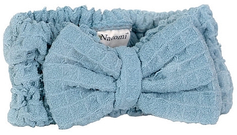 Повязка для волос из микрофибры, синяя - Nacomi — фото N1