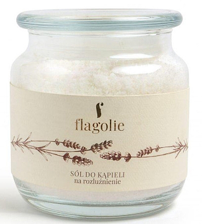 Соль для ванны с эфирным маслом лаванды - Flagolie — фото N1