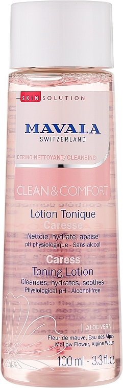 Тонизирующий лосьон для деликатного ухода - Mavala Clean & Comfort Careless Toning Lotion — фото N1