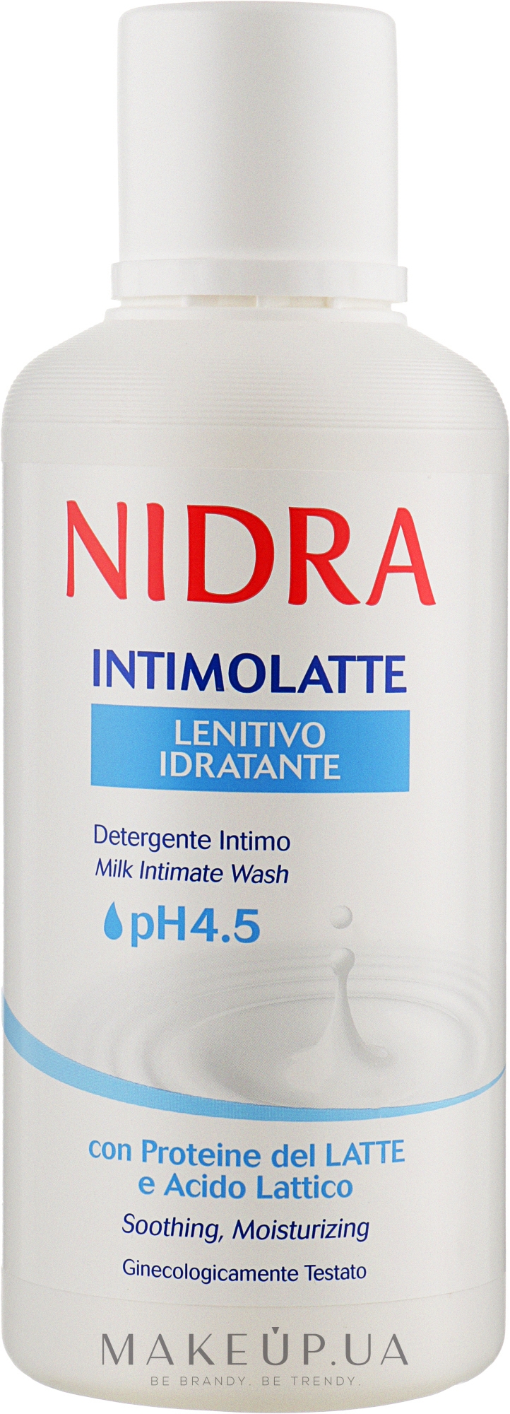 Молочко для интимной гигиены с молочными протеинами - Nidra Milk Intimate Wash — фото 500ml